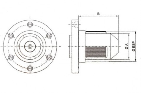 Mechanischer Spannkopf SKM-DHA, technische Daten